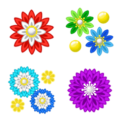 Japanese Fabric Flower_Emoji