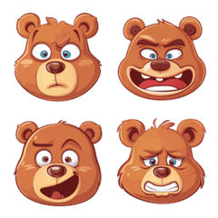 Little Bear, various moods