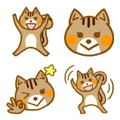 Squirrel Kinako Daily Emoji