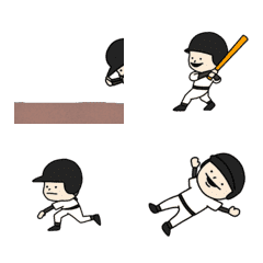 【動く】クレイジー野球部 絵文字