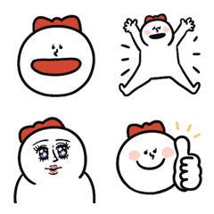 Easy-use emoji for husband and wife(wife