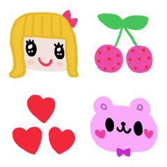 (Various emoji 519adult cute simple)