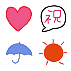 Easy-to-use standard emoji
