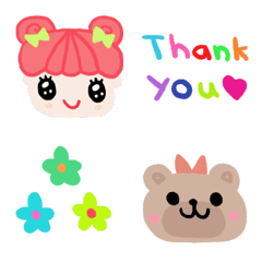 (Various emoji 520adult cute simple)