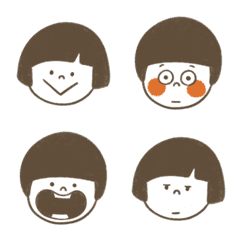 Kawaii Bob Hair Girl Emoji
