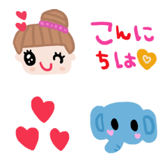 (Various emoji 522adult cute simple)