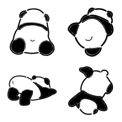 round panda emoji