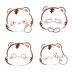 Macan Putih 5 (Emoji)