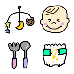 Baby kawaii emoji1
