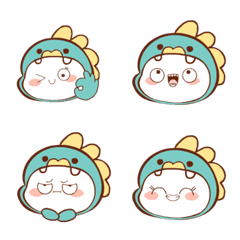 Chubby Dino 5 (Emoji)