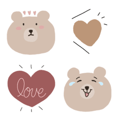 Natural Bear Emoji.