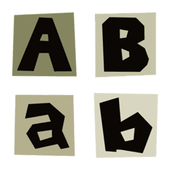 Paper style note letters
