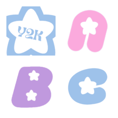 Y2K Font (colorful)