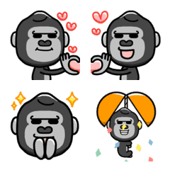 Moved! Gorilla Emoji ver.3