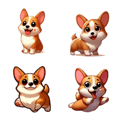 Expressive Corgi