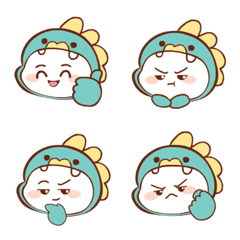 Chibi Dino 6 (Emoji)
