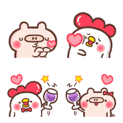 bibi popcorn Emoji No.3-Valentine's Day