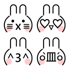 Q Rabbit Emoticons