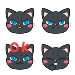 Black cat boy emoji.