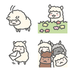 Alpaca everyday emoji
