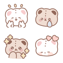 bear and white bear emoji