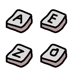 A-Z Keyboard button