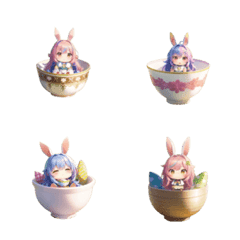 Usako's assortment in bowl 40 kinds
