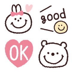 Relaxed Emojis with Plenty of Hearts