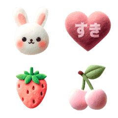 Girly fluffy emoji
