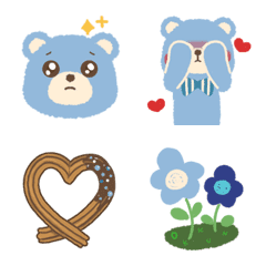 Blue bear churros