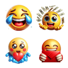 Flipping through emojis