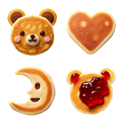 cute pancake emoji