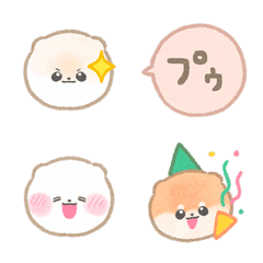 Little bear Pomeranian emoji