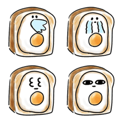 fried egg toast Daily conversation
