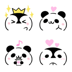 move Emoji of pandas & Penguins2