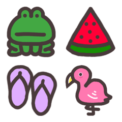 Puni Puni Summer Season Emoji