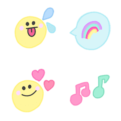 Pastel Fluffy Emoji