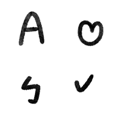 happy Black Bopomofo ABC Letters Emoji