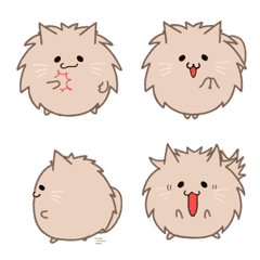Moving ``Mofunyan'' various face emojis