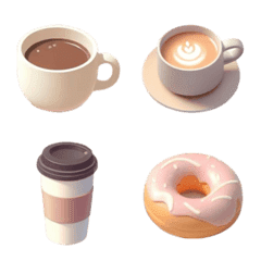 Coffee and latte Emoji