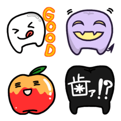 Friendly tooth Emoji