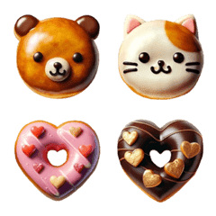 cute donuts emoji