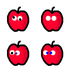 Simple Apple cartoon