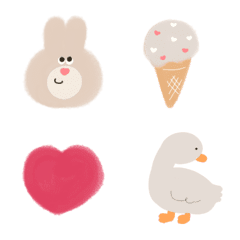 pastel rabbit emoji .
