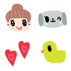 (Various emoji 571adult cute simple)