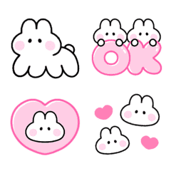 Animated very cute mochi mochi rabbit