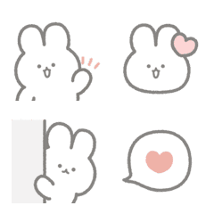 Pretty rabbit emoji!
