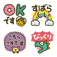 Just the right honorific emoji