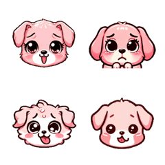 Pink-themed - Cute little dog