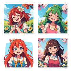 Spring Smiles and Girls